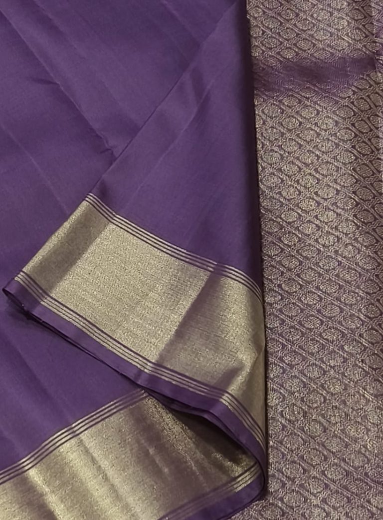 purple silk saree (4)