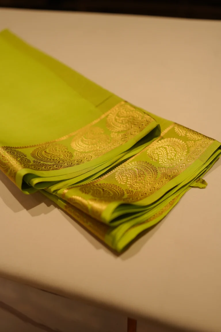 Green Mysore Silk 01