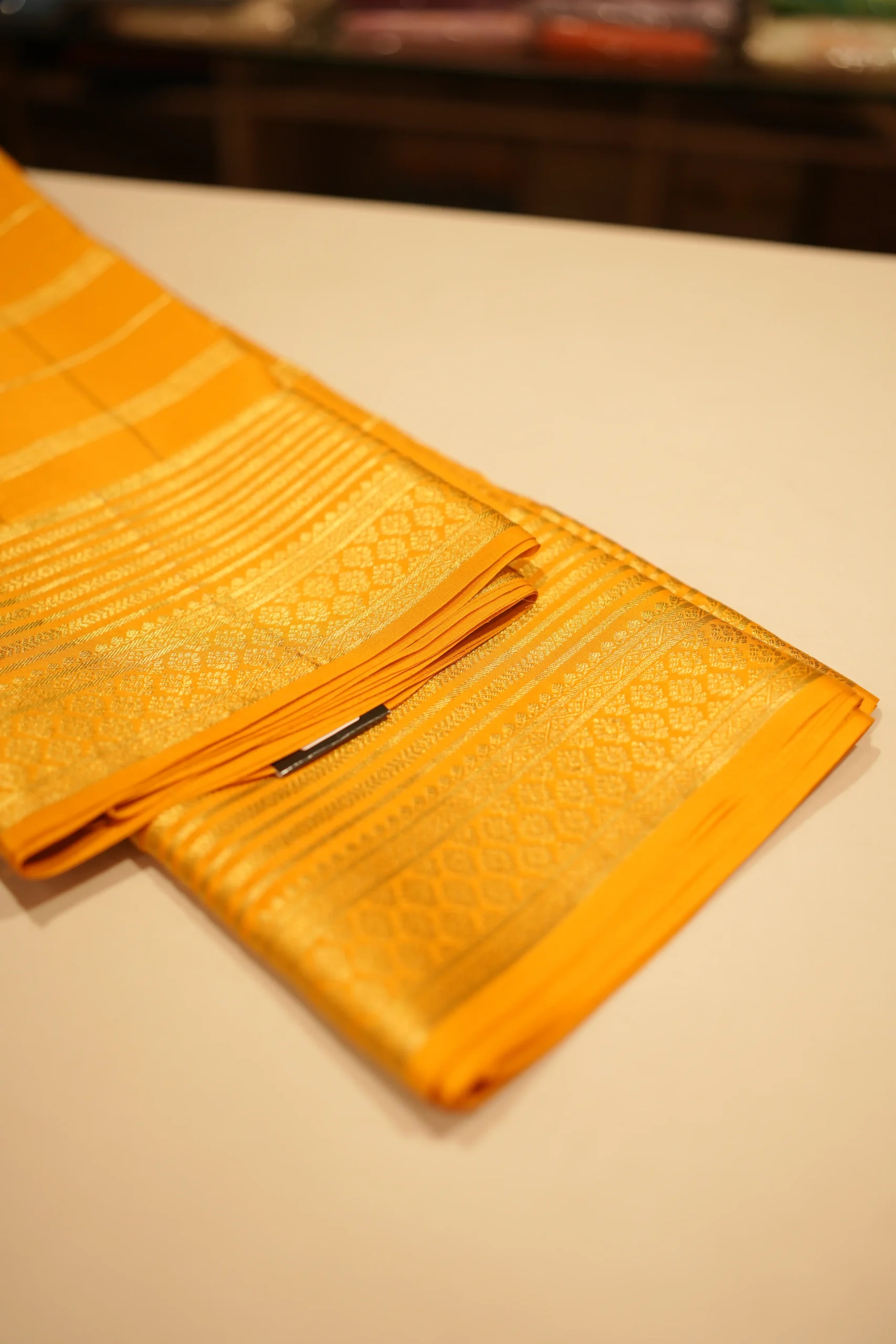 Yellow Mysore Silk 01